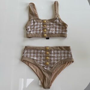 Beach Riot Houndstooth Bikini